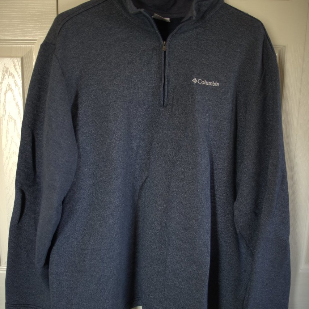 Men's Columbia 3/4 Zip Up sweatshirt - 3XL